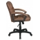 Кресло руководителя Бюрократ T-9908AXSN-Low/MF102 низкая спинка коричневый микрофибра
