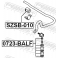 (szsb-010) Втулка переднего стабилизатора D24 FEBEST (Suzuki Baleno/Esteem SY413/SY415/SY416/SY418/S
