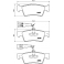 P85068 BREMBO Комплект тормозных колодок, дисковый тормоз