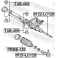 (tab-460) Сайленблок рулевой рейки FEBEST (Toyota Land Cruiser Prado 120 GRJ12#/KDJ12#/RZJ12#/TRJ12#