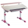 Стол детский Бюрократ Conductor-12/Milk&P столешница:молочный ЛДСП цвет основания:розовый 105x70x73.