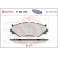 P83074 BREMBO Комплект тормозных колодок, дисковый тормоз