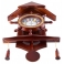 Часы настенные "Избушка" 33 см x 66 см, деревянные