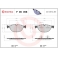 P06058 BREMBO Комплект тормозных колодок, дисковый тормоз