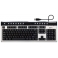 Клавиатура Kreolz KM736U Silver-Black USB