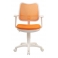 Кресло Бюрократ CH-W797/OR/TW-96-1 спинка сетка оранжевый сиденье оранжевый (пластик белый)
