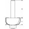 Фреза для фрезерных машин калевочная вогнутая BOSCH 32,7/14/8 мм (1 шт.) коробка
