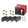 P85073 BREMBO Комплект тормозных колодок, дисковый тормоз