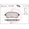 P24072 BREMBO Комплект тормозных колодок, дисковый тормоз