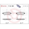 P56060 BREMBO Комплект тормозных колодок, дисковый тормоз