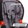 Детское автомобильное кресло SIGER ART "Кокон ISOFIX" алфавит, 1-7 лет, 9-25 кг, группа 1/2