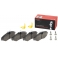 P56061 BREMBO Комплект тормозных колодок, дисковый тормоз