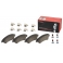 P61091 BREMBO Комплект тормозных колодок, дисковый тормоз