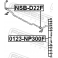 (0123-np300f) Тяга стабилизатора передняя FEBEST (Nissan Serena C23 1991-1999)