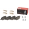 P23089 BREMBO Комплект тормозных колодок, дисковый тормоз