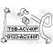 (tsb-acv40f) Втулка переднего стабилизатора D24 FEBEST (Toyota Camry ACV3#/MCV3# 2001-2006)