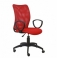 Кресло Бюрократ CH-599/R/TW-97 спинка сетка красный TW-35 сиденье малиновый
