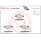 P85075 BREMBO Комплект тормозных колодок, дисковый тормоз