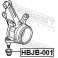 (hbjb-001) Пыльник опоры шаровой поворотного кулака FEBEST (Honda Civic EU/EP/ES 2001-2006)