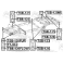 (tsb-120flow) Подушка подрамника FEBEST (Toyota Land Cruiser Prado 120 GRJ12#/KDJ12#/RZJ12#/TRJ12#/V