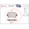 P85073 BREMBO Комплект тормозных колодок, дисковый тормоз
