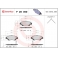 p28050 BREMBO Комплект тормозных колодок, дисковый тормоз