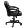 Кресло руководителя Бюрократ T-9908AXSN-Low низкая спинка черный кожа