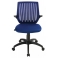 Кресло Бюрократ CH-497/BL/TW-10 спинка сетка синий сиденье синий
