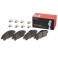 P83109 BREMBO Комплект тормозных колодок, дисковый тормоз