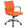 Кресло руководителя Бюрократ CH-993-Low/orange низкая спинка оранжевый искусственная кожа крестовина