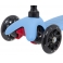 Самокат 3-х колесный 120/76 мм Кикборд детский Novatrack Disco-kids пластиковый не складной 25 кг голубой 120H.DISCOKIDS.BBL20
