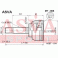 (mt-808) ASVA Шрус наружный 30x57x25