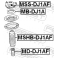(mb-dj1a) Подшипник опоры переднего амортизатора FEBEST (76.3/95.8x106.7x11.7x12.8) (Mitsubishi Gala