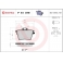 P61079 BREMBO Комплект тормозных колодок, дисковый тормоз