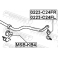 (msb-kb4) Втулка переднего стабилизатора D25 FEBEST (Mitsubishi Pajero/Montero Sport Challenger KH#