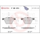 P06073 BREMBO Комплект тормозных колодок, дисковый тормоз