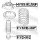 (hyd-002) Отбойник переднего амортизатора FEBEST (Hyundai Elantra/Lantra (CA) 2000-2006)