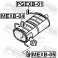 (mexb-05) Подушка крепления глушителя FEBEST (Mitsubishi Outlander cw# 2006-2012)