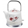 Чайник керамический Rolsen RK-1050 CR об.1л, цветок сакуры