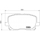 P83061 BREMBO Комплект тормозных колодок, дисковый тормоз