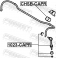 (chsb-capr) Втулка заднего стабилизатора D14.8 FEBEST (Chevrolet Captiva (C100) 2007-)