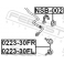 (0223-30fl) Тяга стабилизатора передняя левая FEBEST (Nissan X-Trail T30 2000-2006)