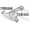 (tab-043) Сайленблок задний переднего нижнего рычага FEBEST (Toyota Yaris NCP1#/NLP10/SCP10 1999-200