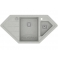 Кварцевая мойка для кухни Толеро R-114 (серый металлик, цвет №001)