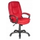 Кресло руководителя Бюрократ CH-868AXSN/Red красный искусственная кожа (пластик темно-серый)