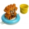 LEGO. Конструктор 10964 "Duplo Bath Time Fun Floating" (Приключения в ванной Красная панда на плоту)