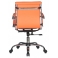 Кресло руководителя Бюрократ CH-993-Low/orange низкая спинка оранжевый искусственная кожа крестовина