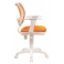 Кресло Бюрократ CH-W797/OR/TW-96-1 спинка сетка оранжевый сиденье оранжевый (пластик белый)