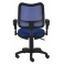 Кресло Бюрократ CH-799/BL/TW-10 спинка сетка синий сиденье синий