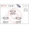P83047 BREMBO Комплект тормозных колодок, дисковый тормоз